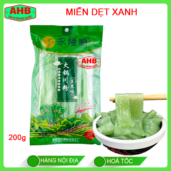 Miến dẹt rau cải xanh gói 200g