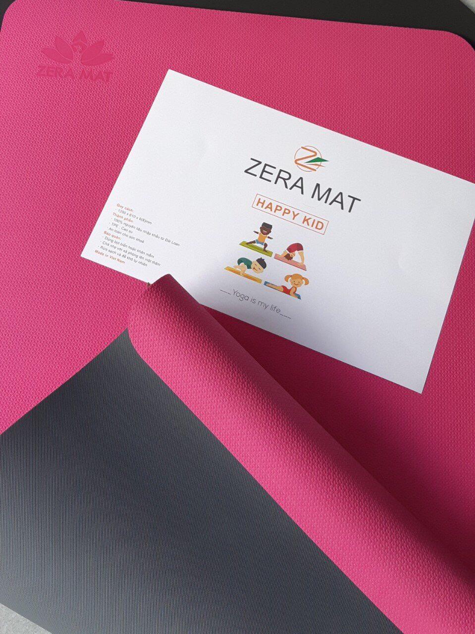 [HCM]HAPPY KID - Thảm yoga ZERA MAT trẻ em (6ly 1lớp)