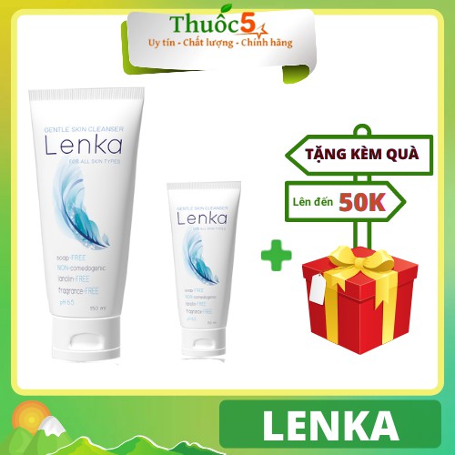 Sữa rửa mặt dịu nhẹ Lenka - Nhất Nhất