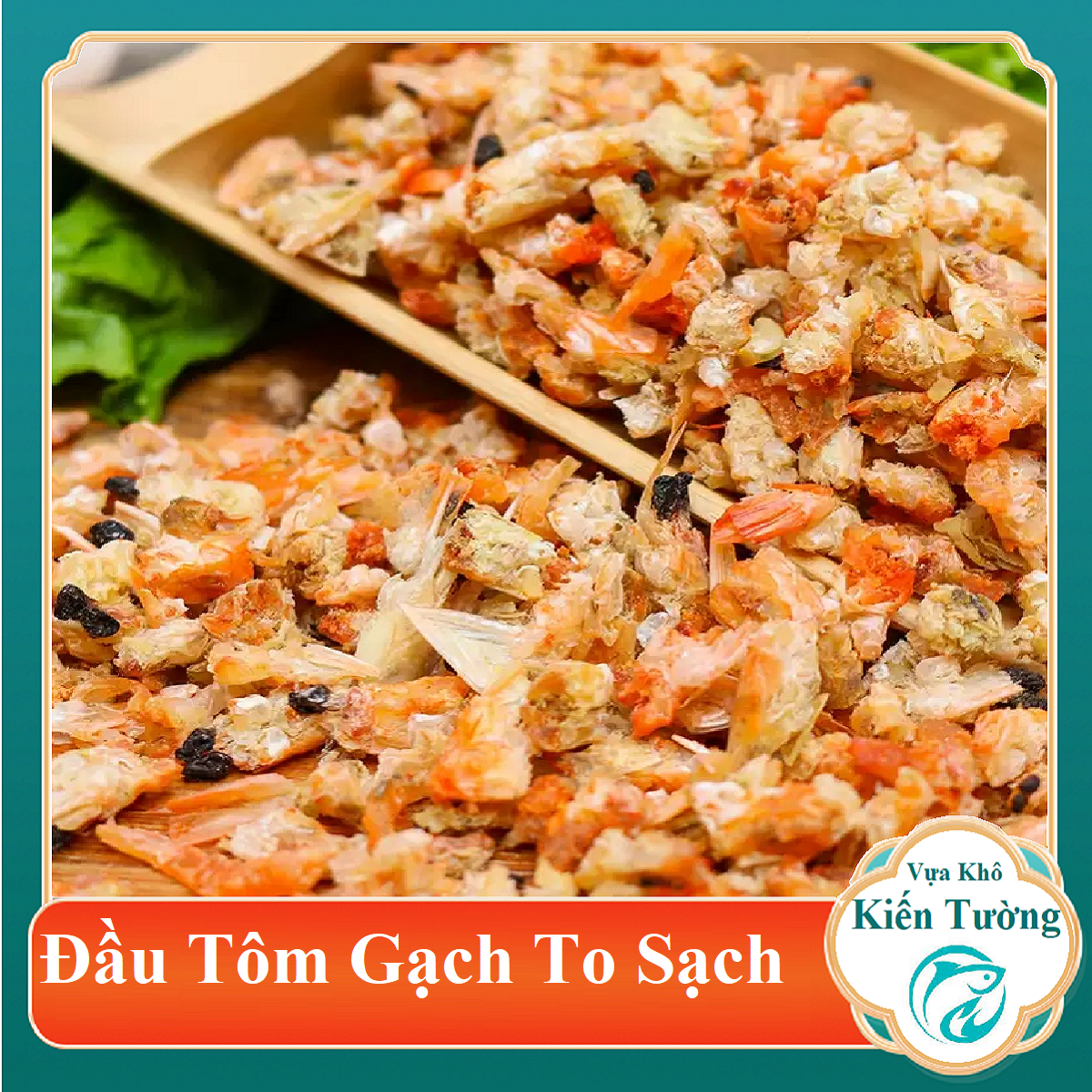 1kg đầu tôm khô nấu canh rim tôm khô - tôm khô kho quẹt- Vựa Khô Kiến Tường