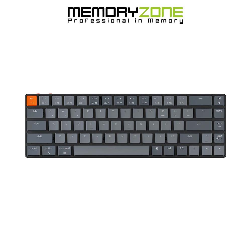 Bàn phím cơ không dây Keychron K7 Ultra Slim White Led HotSwap Gateron Switch Low Profile Red / Blue / Brown