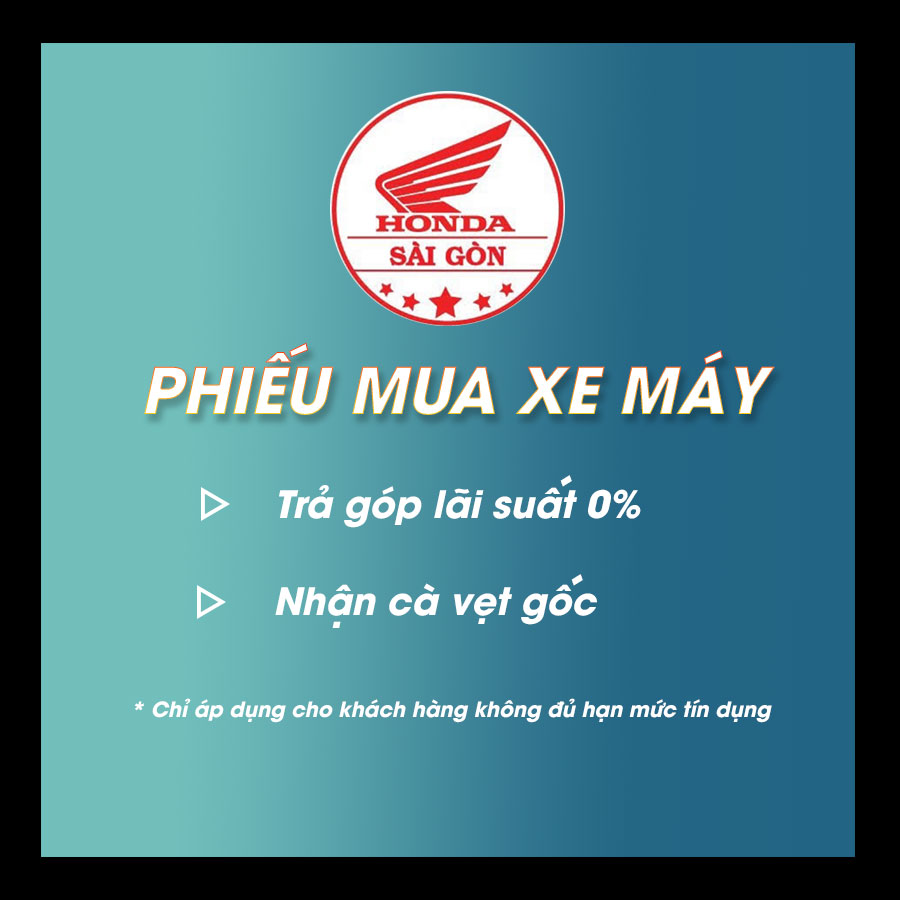 Phiếu mua hàng xe máy - honda sài gòn