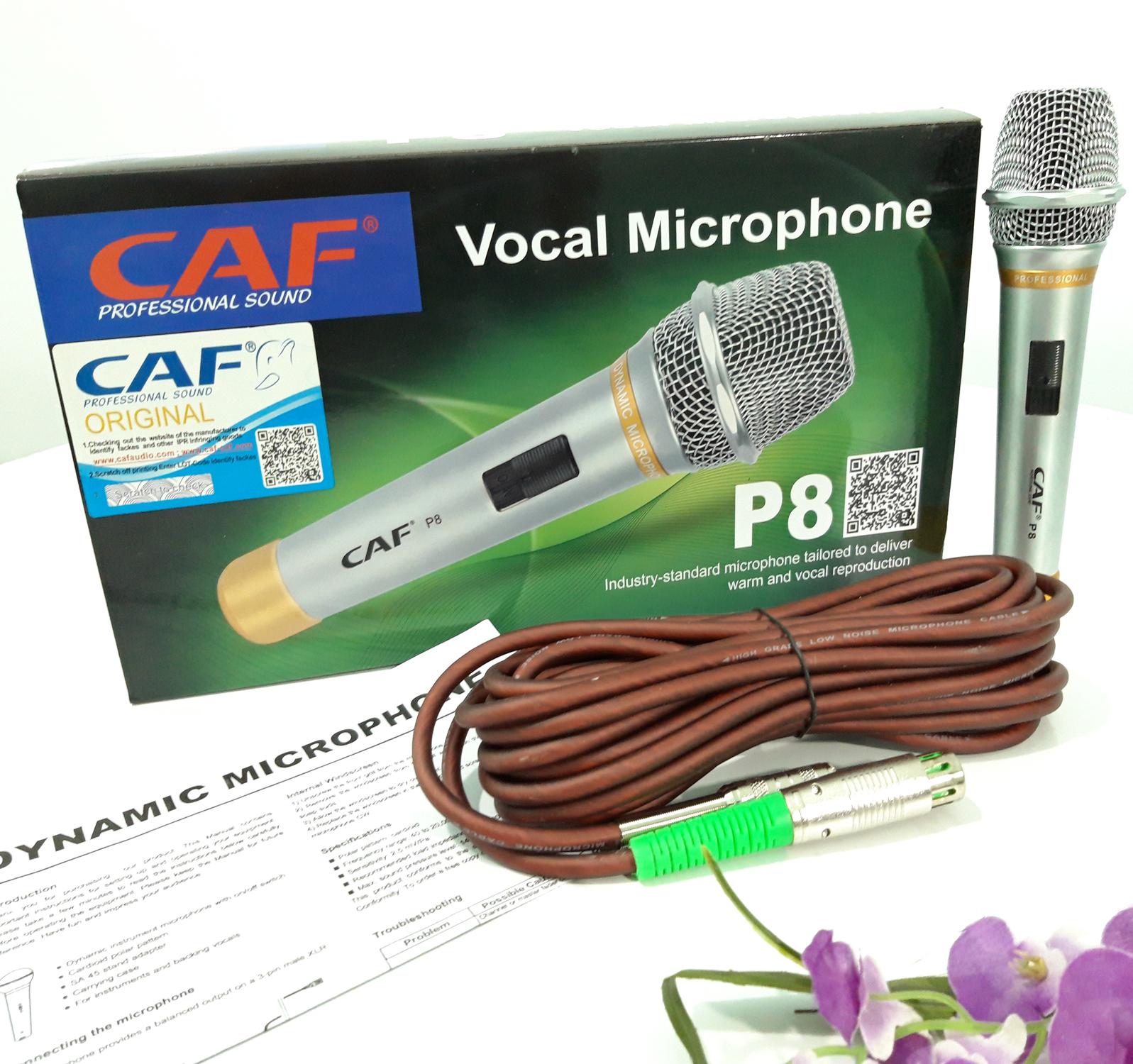 Micro karaoke có dây cao cấp CAF P8