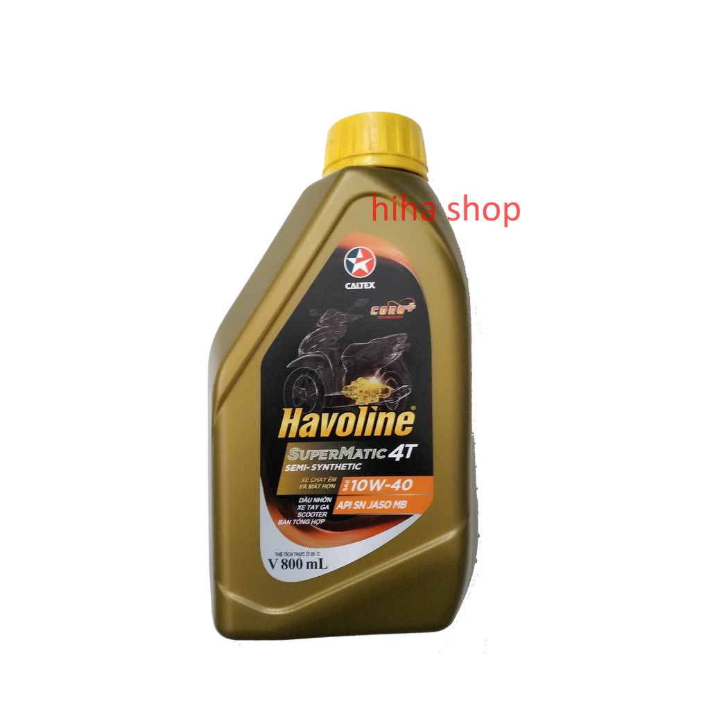 Dầu Nhớt xe tay ga 0.8L-1L Caltex Havoline 10W40 SEMI (bán tổng hợp)