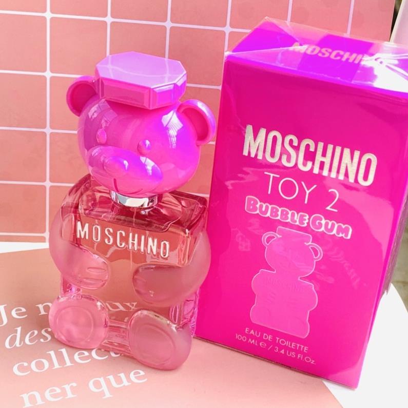 Nước hoa nữ gấu hồng Moschino Toy 2 Bubble Gum EDT 100ml - Vita.perfume