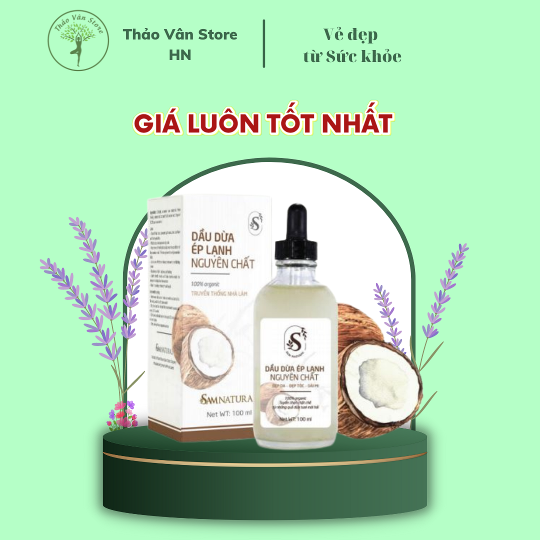 DẦU DỪA ÉP LẠNH NGUYÊN CHẤT SAM NATURAL