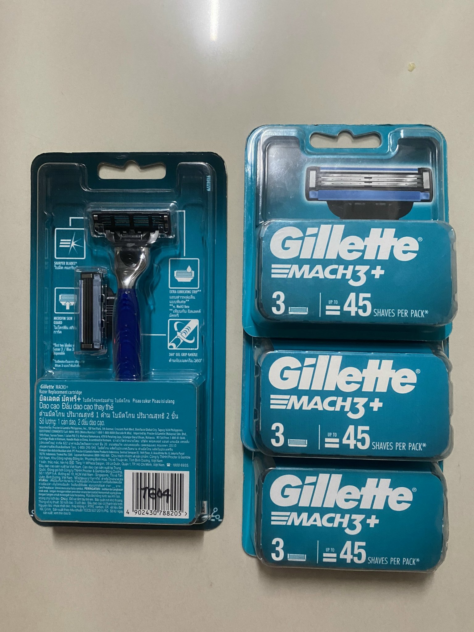 Bộ dao cạo râu Gillette Match3+