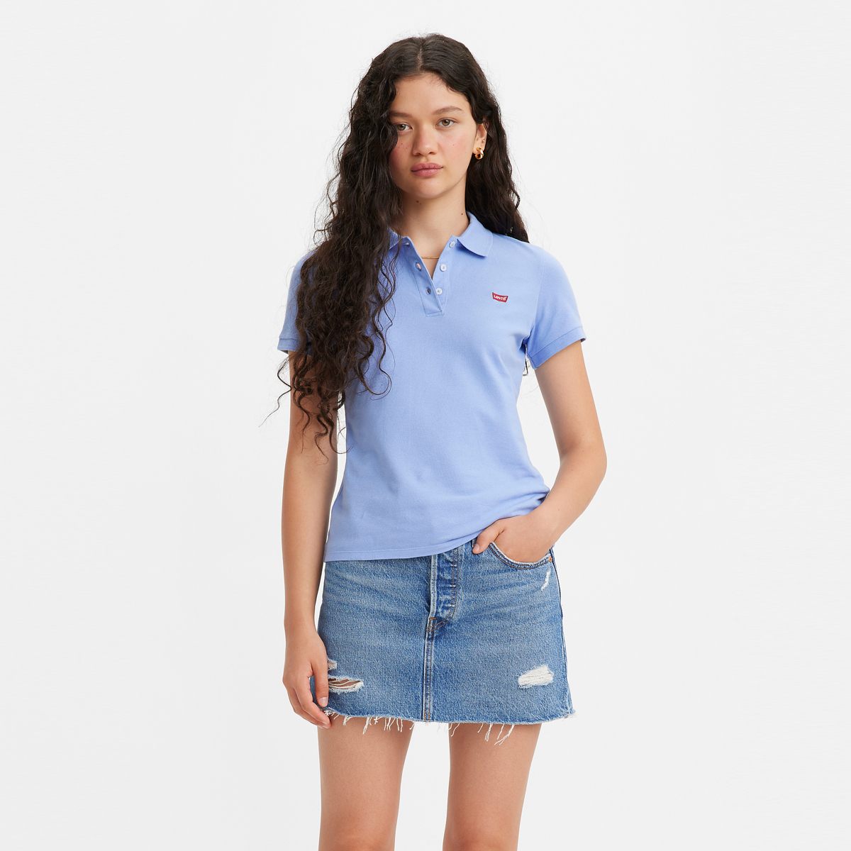 Levi's - áo thun polo nữ 52599-0063