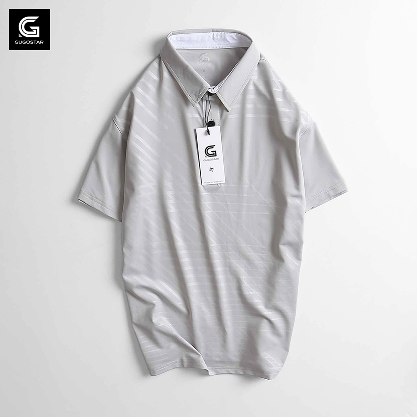 [HCM]Áo Thun Nam Có Cổ Thể Thao G375 Thun Lạnh Poly Co Giãn 4 Chiều - GUGOSTAR - 3