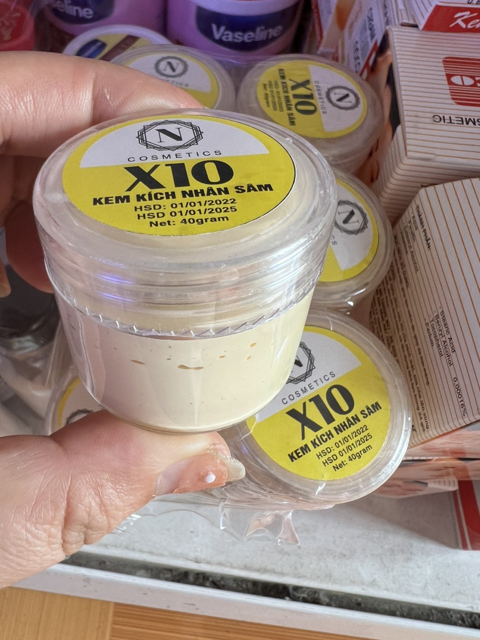 Kích siêu trắng da x10 nhân sâm cosmetics