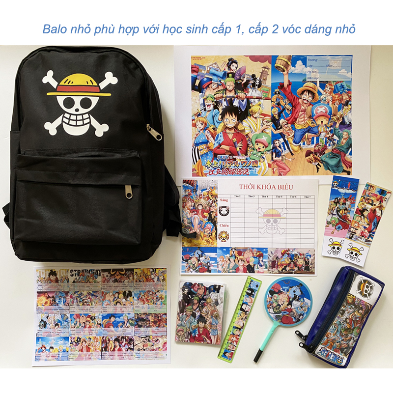 Combo đồ dùng học tập One piece (10 món)