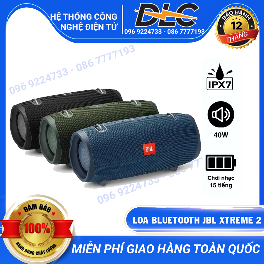 [HCM]( XẢ KHO LOA BÃI SALE 50% ) Loa Bãi Công Suất Lớn - Loa Bluetooth JBL Xtreme 2 - Công Suất 50W Chống nước IPX7 15 tiếng phát nhạc Âm thanh trầm ấm Bảo Hành 12 Tháng