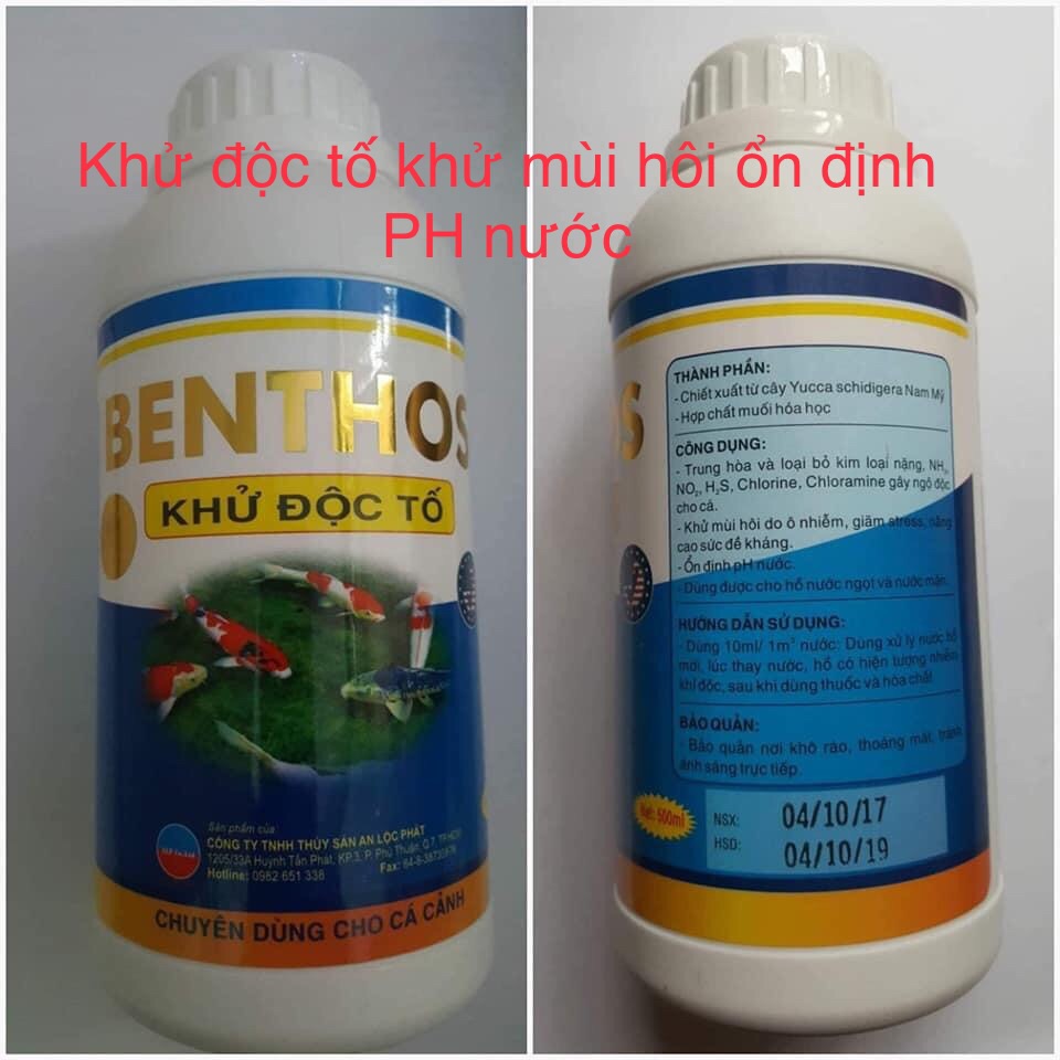 Benthos; khử độc tố
