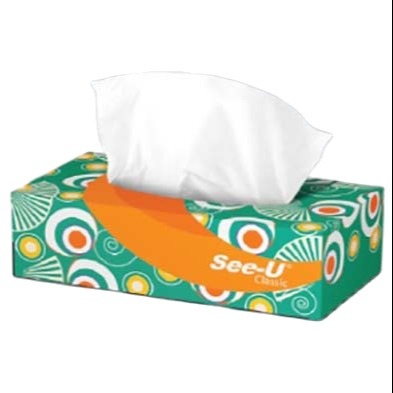 [HCM]Khăn Giấy Rút See-U 2 Lớp 120 Tờ/hộp
