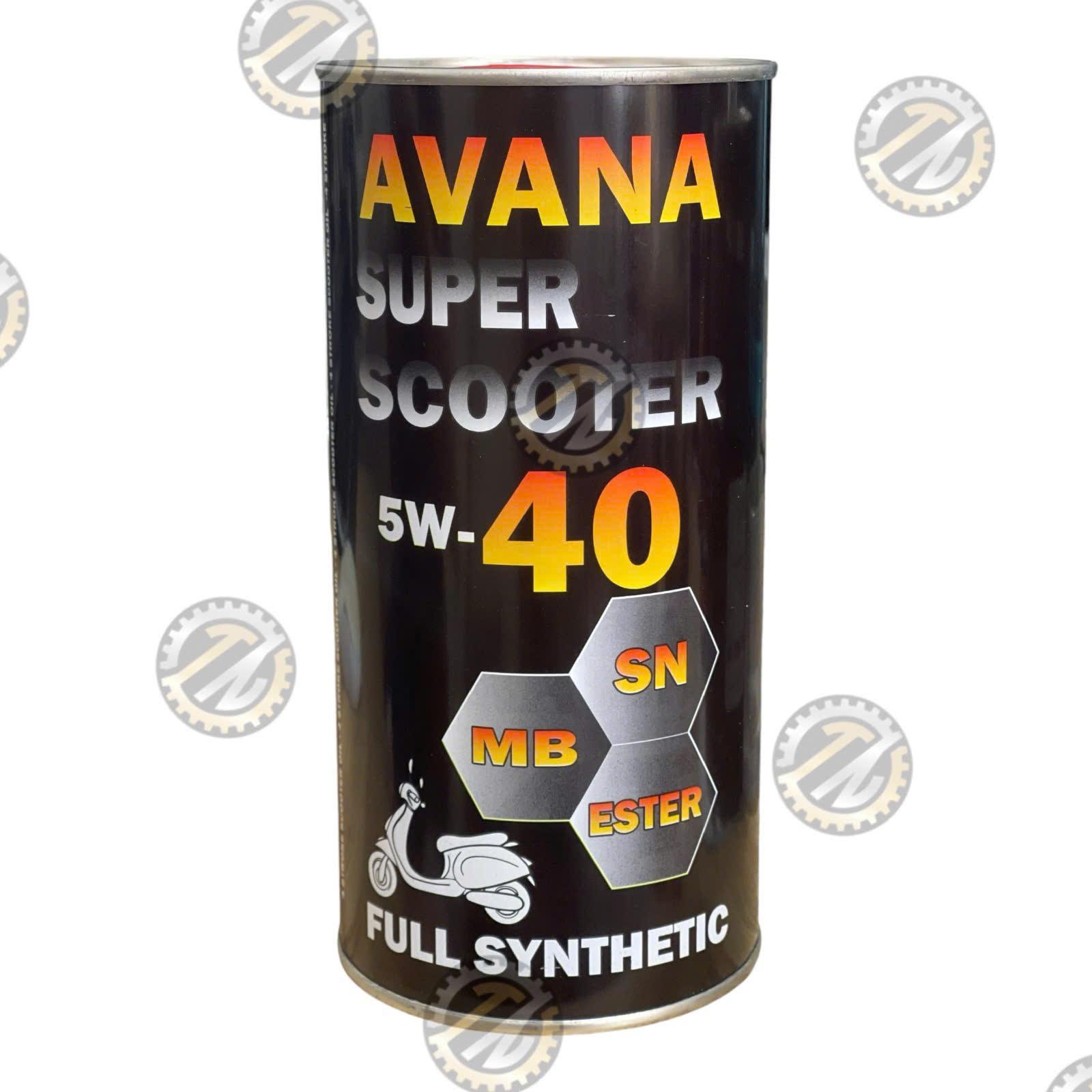 Nhớt xe ga Avana Super Scooter 5W40 Fully Synthetic 800ml chính hãng - TẶNG TUÝP LAP MOTUL