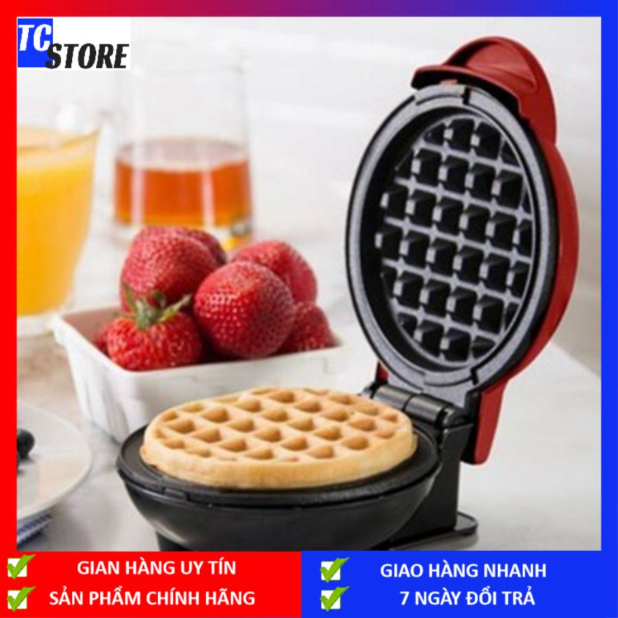 Máy nướng bánh đa năng Dash màu đỏ, Công suất 600w, Đổi mới trong 7 ngày