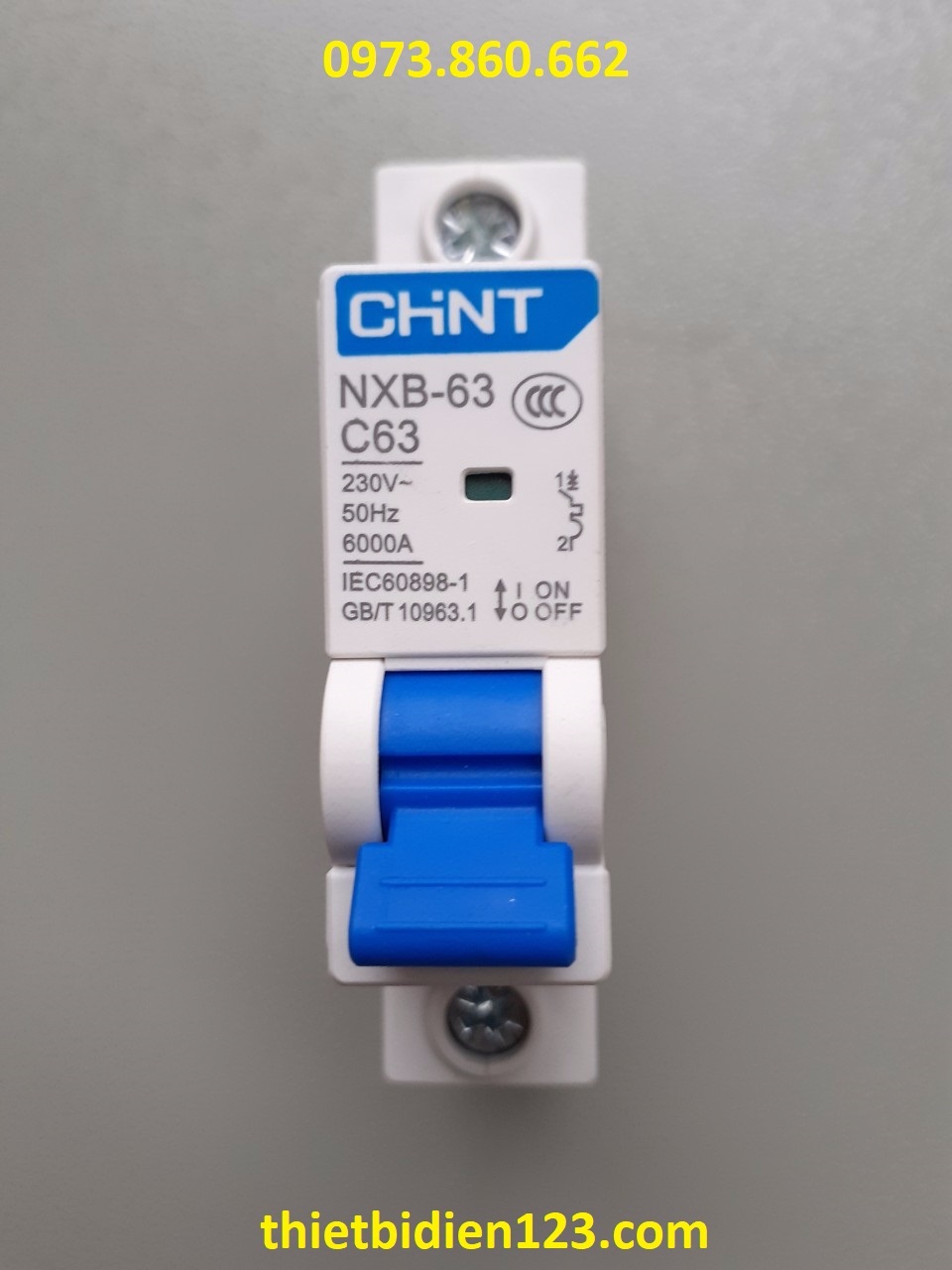 Aptomat chint nxb 1p/2p 16a~63a