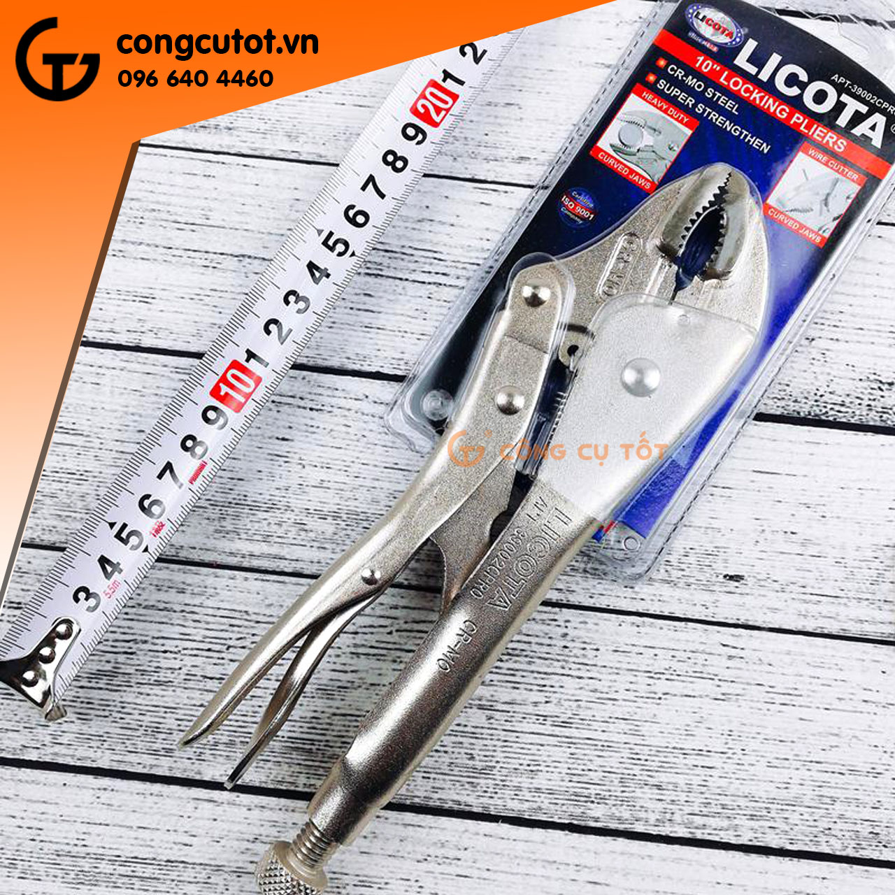 Kìm bấm chết licota apt-39002cpro 250mm