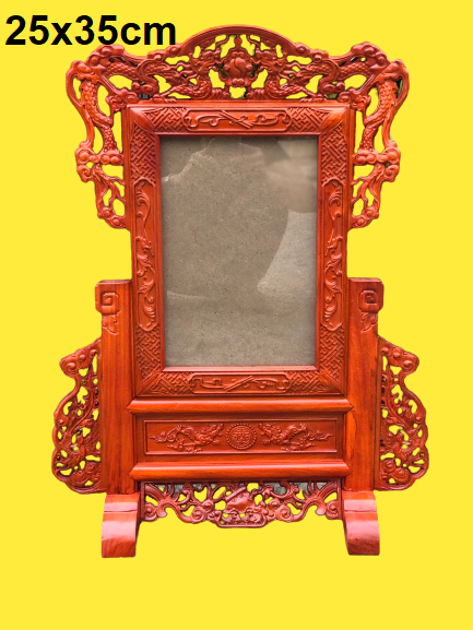 Khung ảnh thờ cao cấp, khung hình bàn thờ gỗ hương kích thước 15x21cm |  Lazada.vn