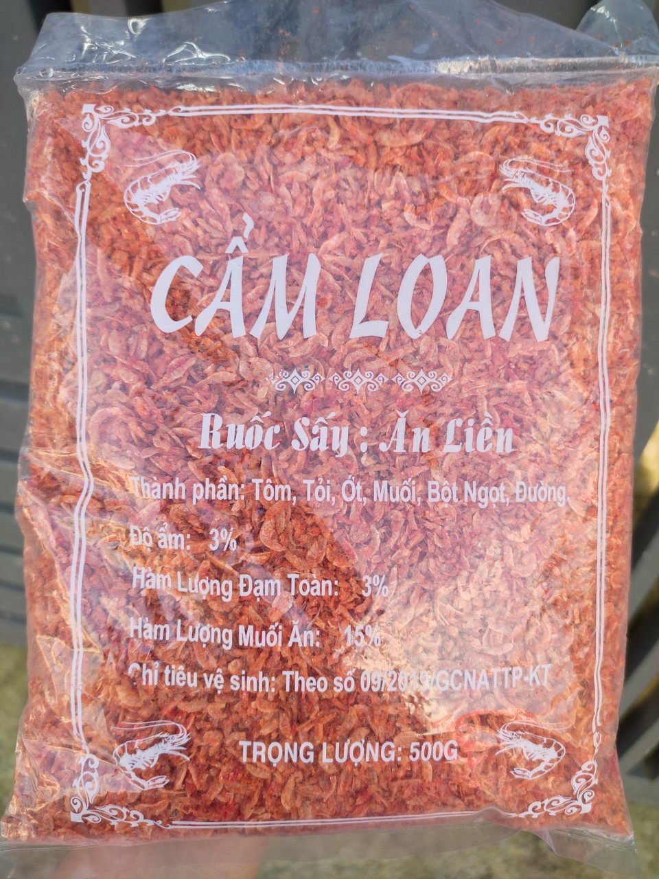 Ruốc khô tây ninh hàng loại 1, tép sấy khô Tây Ninh - tặng kèm 100g bánh tráng