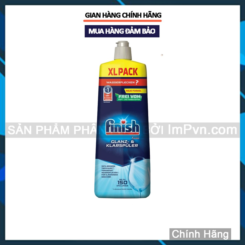 Nước làm bóng Finish 750ml làm bóng và khô chén bát