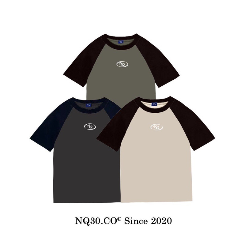 Áo thun baby tee nq30 kali form fit nam nữ unisex