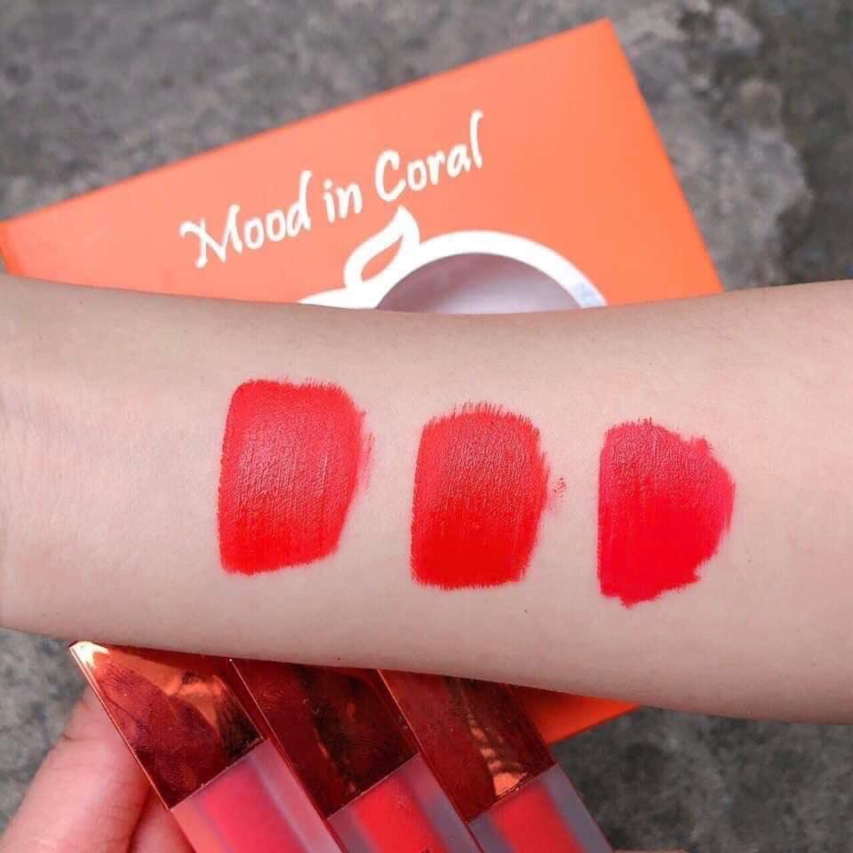 Set son kem lì black rouge 3 cây với các tone màu cực hot