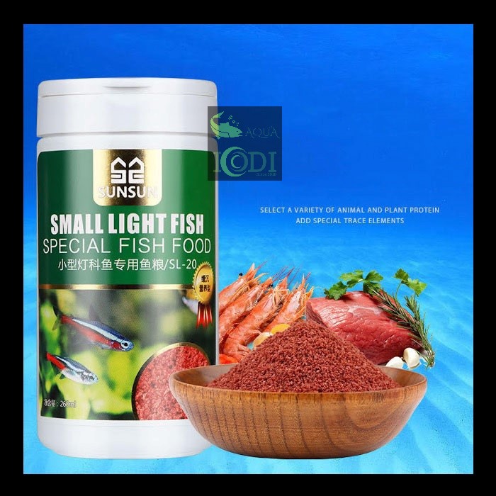 Thức ăn cho cá thuỷ sinh sunsun special fish food sl-19 150ml