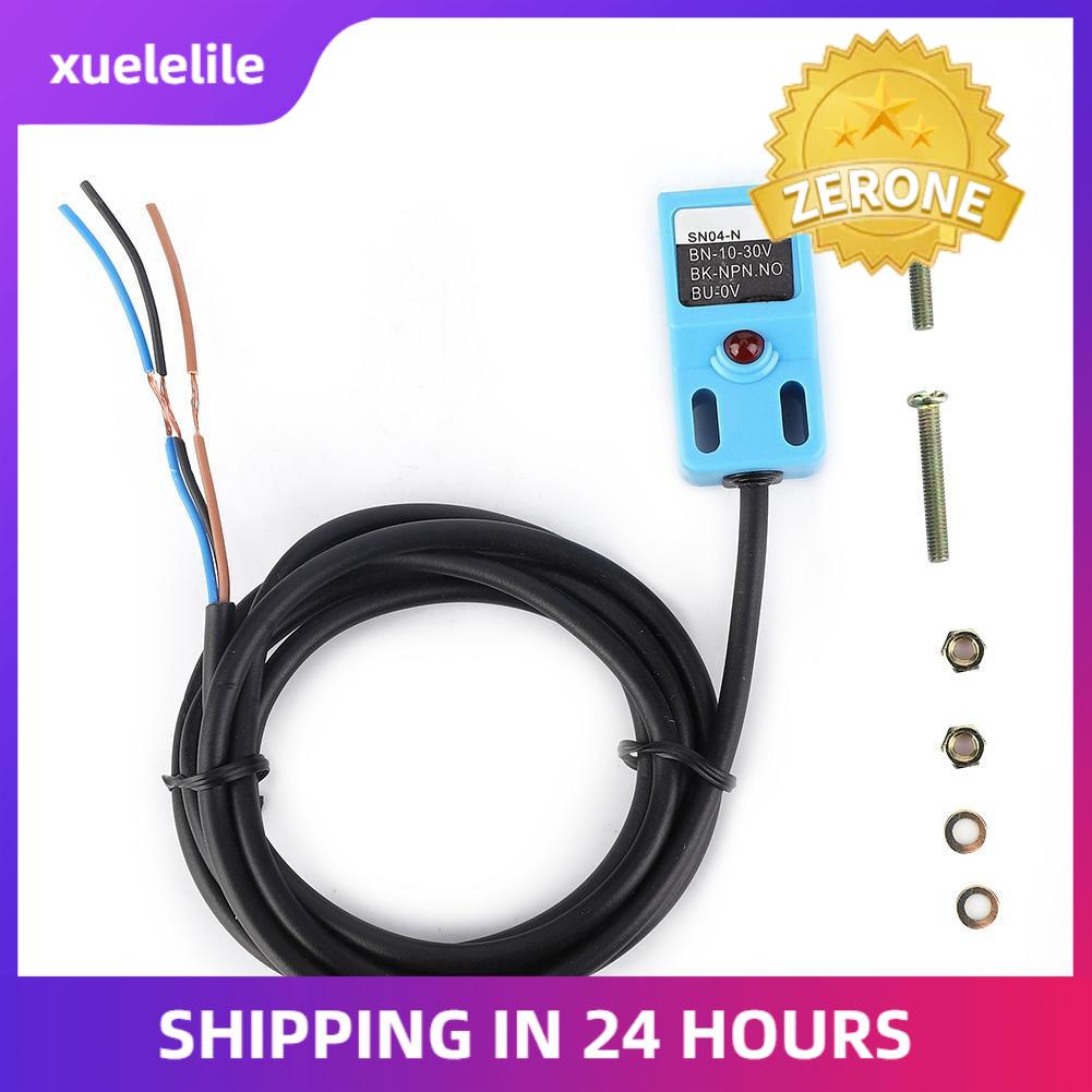 Công Tắc Tiệm Cận SN04-N2 Công Tắc Phát Hiện Cảm Biến Tiệm Cận Cảm Ứng NPN NO 5Mm DC 10-30V