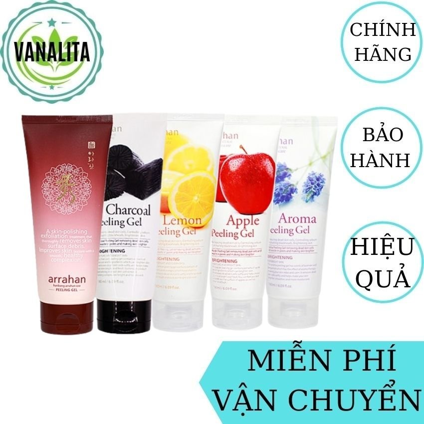 [FREESHIP+QUÀ] Tinh Chất Tẩy Tế Bào Chết ARRAHAN Peeling Gel Hàn Quốc VANALITA giúp làm sạch và tẩy các hư tổn trên da mặt và toàn thân, không rát, phù hợp với tất cả loại da- 180ml