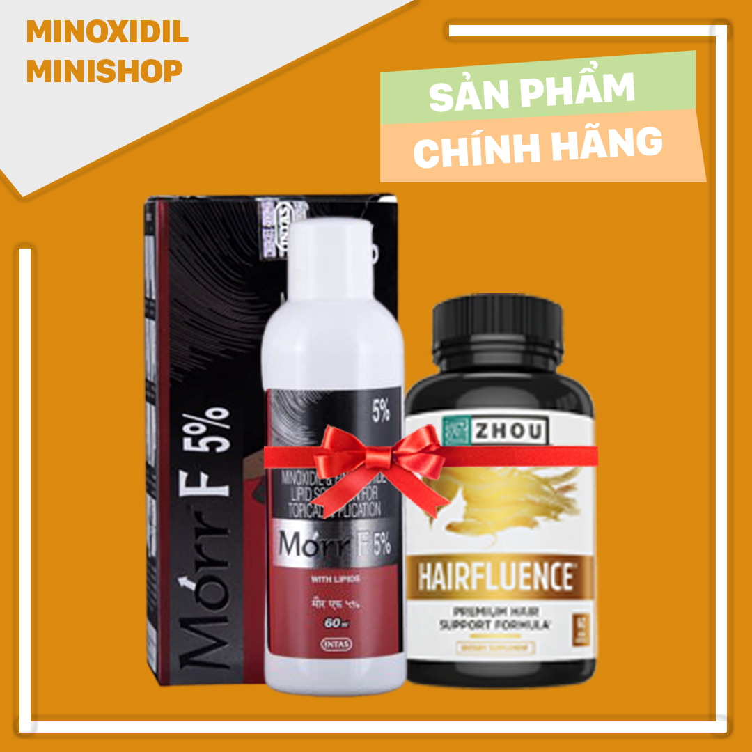 Combo mọc tóc hói morr f5 + hairfluence