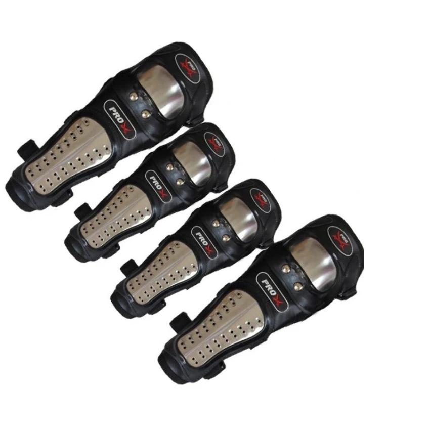 COMBO 1 CẶP GIÁP BẢO VỆ TAY CHÂN INOX - BAO TAY ĐI PHƯỢT  PRO