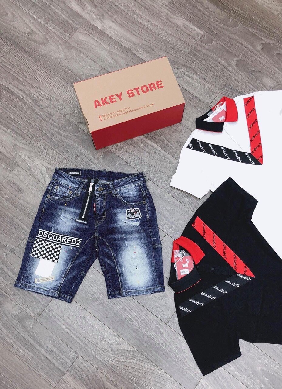 Quần short jean nam thời trang cao cấp qsj40