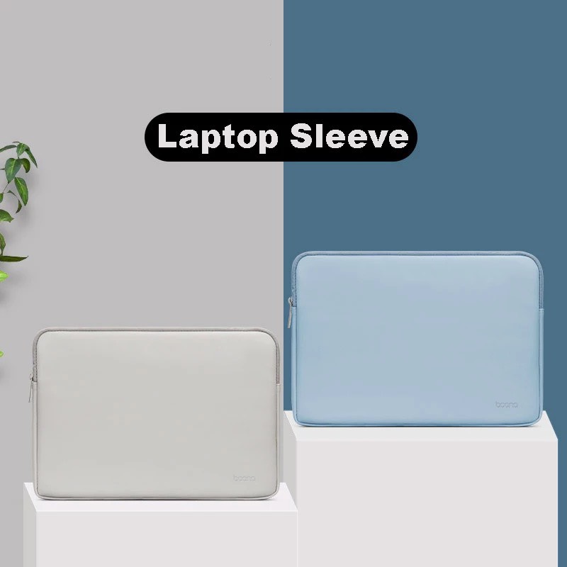 Túi chống sốc laptop macbook air, pro 13 14 15 15.6inch Boona nhỏ gọn, thời trang-BN01-BN02