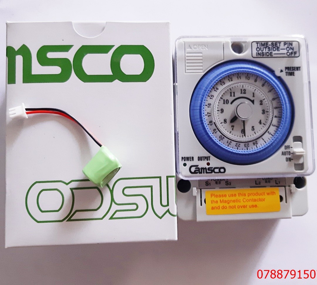 [Sale] Timer cơ Camsco TB35N Bộ hẹn giờ công tắc thời gian Relay thời gian thực TB35N Camsco
