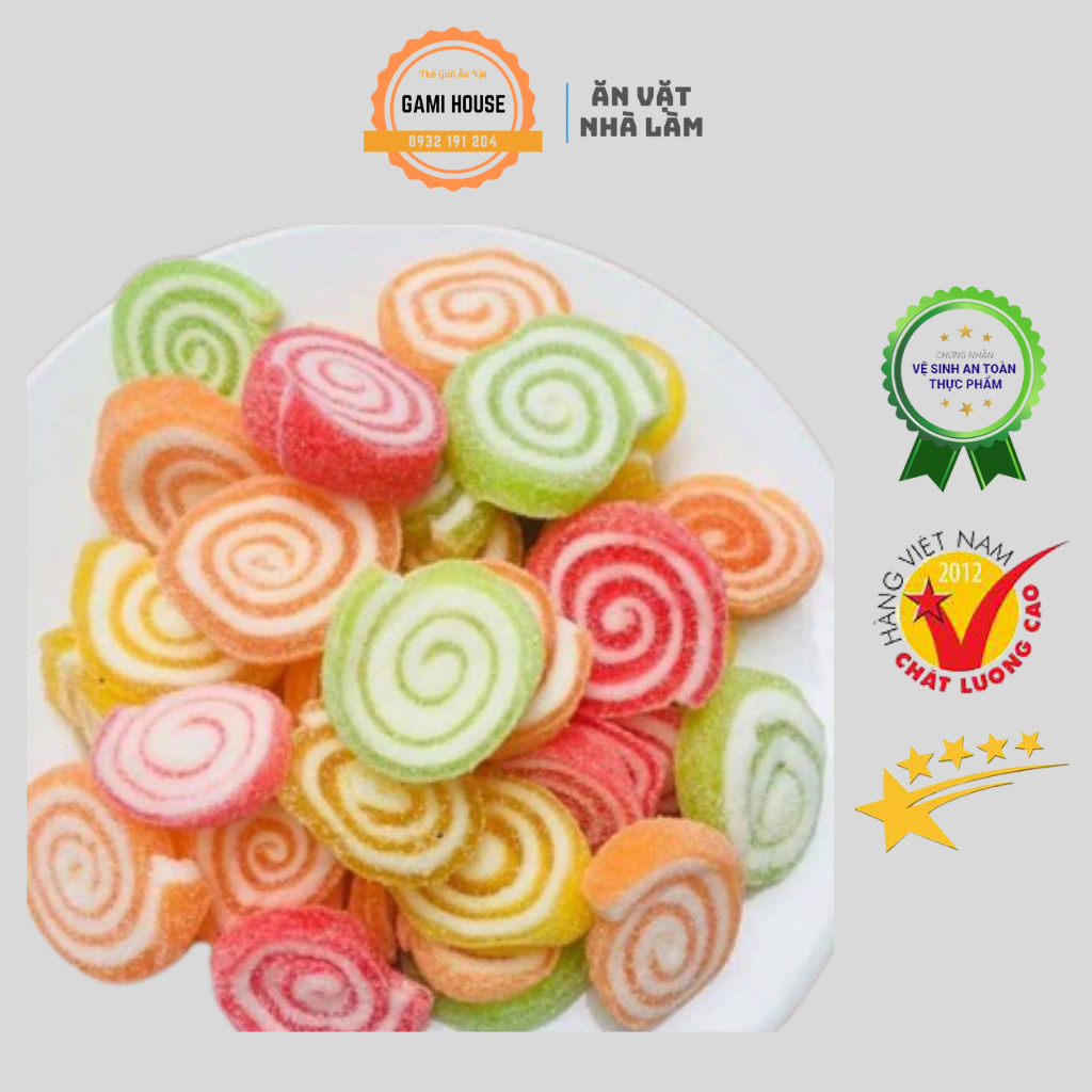 Kẹo dẻo thái lan - kẹo dẻo trái cây hũ 400g