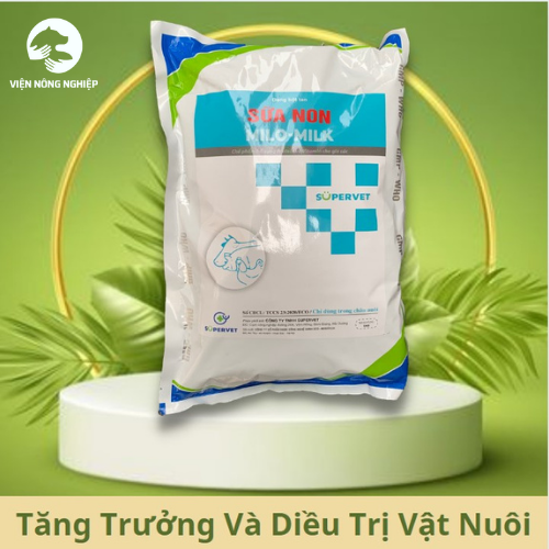 Sữa non công ty supervet thay thế sữa mẹ giúp tập ăn cai sữa ăn khỏe lớn nhanh đẹp mã dùng cho vật nuôi nhà bạn