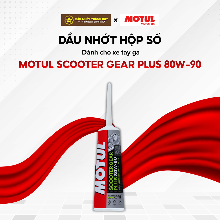 Lap Motul Scooter Gear Plus 80W90 120ml Lubricant - Scooter Gearbox Lubricant Giá 45,080 Đồng*Miễn phí vận chuyển