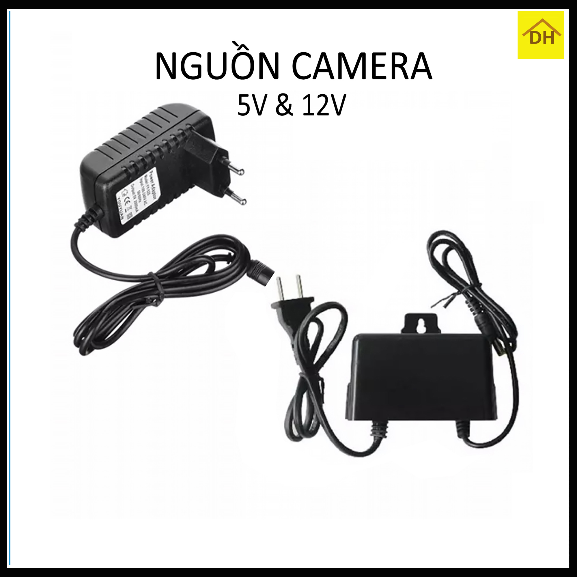 [Freeship] Nguồn Camera IP Chuyên Dụng 5V và 12V
