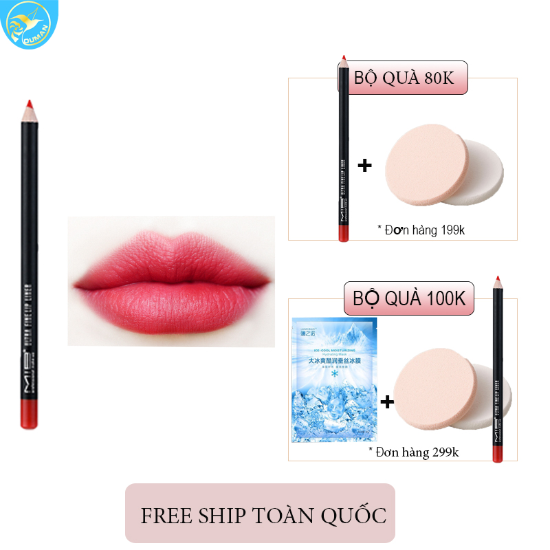 Chì kẻ viền môi Màu đỏ gạch 625 siêu xinh ,bền màu ,lâu trôi