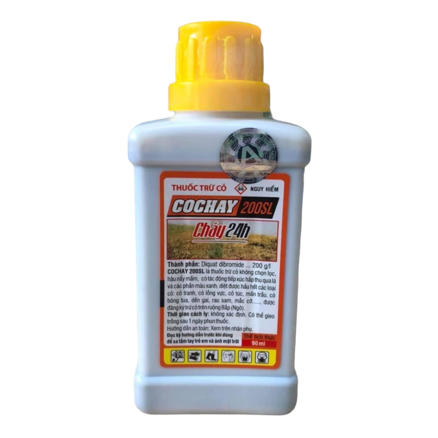 (Chai nhỏ 100ml) Thuốc trừ cỏ cháy nhanh sau, diệt cỏ không chọn lọc, diệt tận gốc