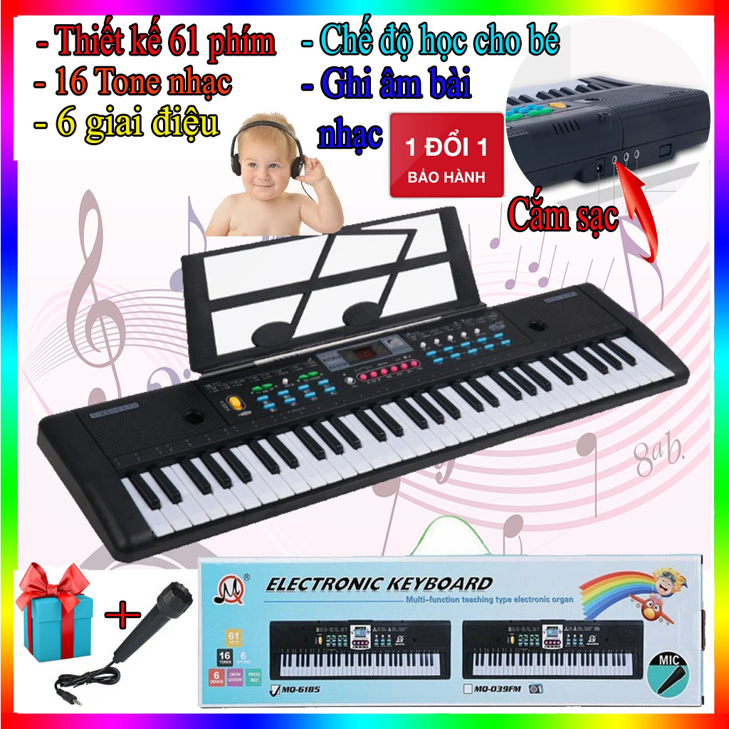Đàn Piano - Đàn Piano 61 phím Đàn cho bé Đồ chơi cho bé