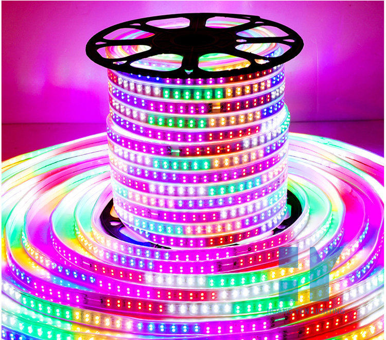 Led dây 2835 Đèn LED dây 2835, Dây led trang trí nháy đuổi đủ màu chống thấm ngoài trời