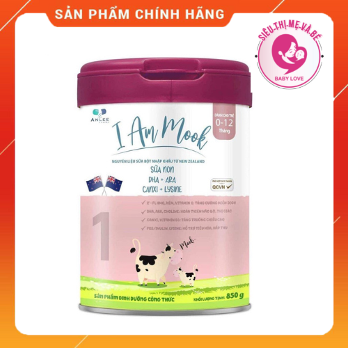 Sữa công thức i am mook số 1- tăng cân, chiều cao, phát triển toàn diện 850g