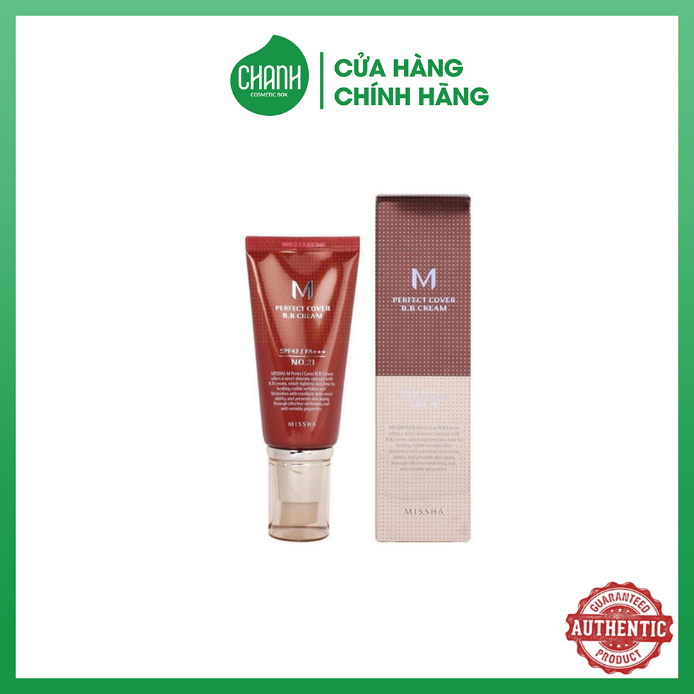 Kem nền missha m perfect cover bb cream spf42/pa+++