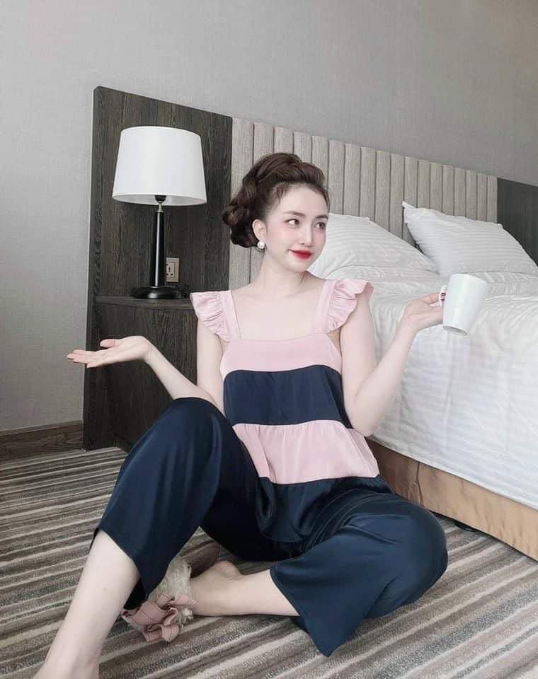Set bộ thời trang dài phối 3 tầng siêu dễ thương