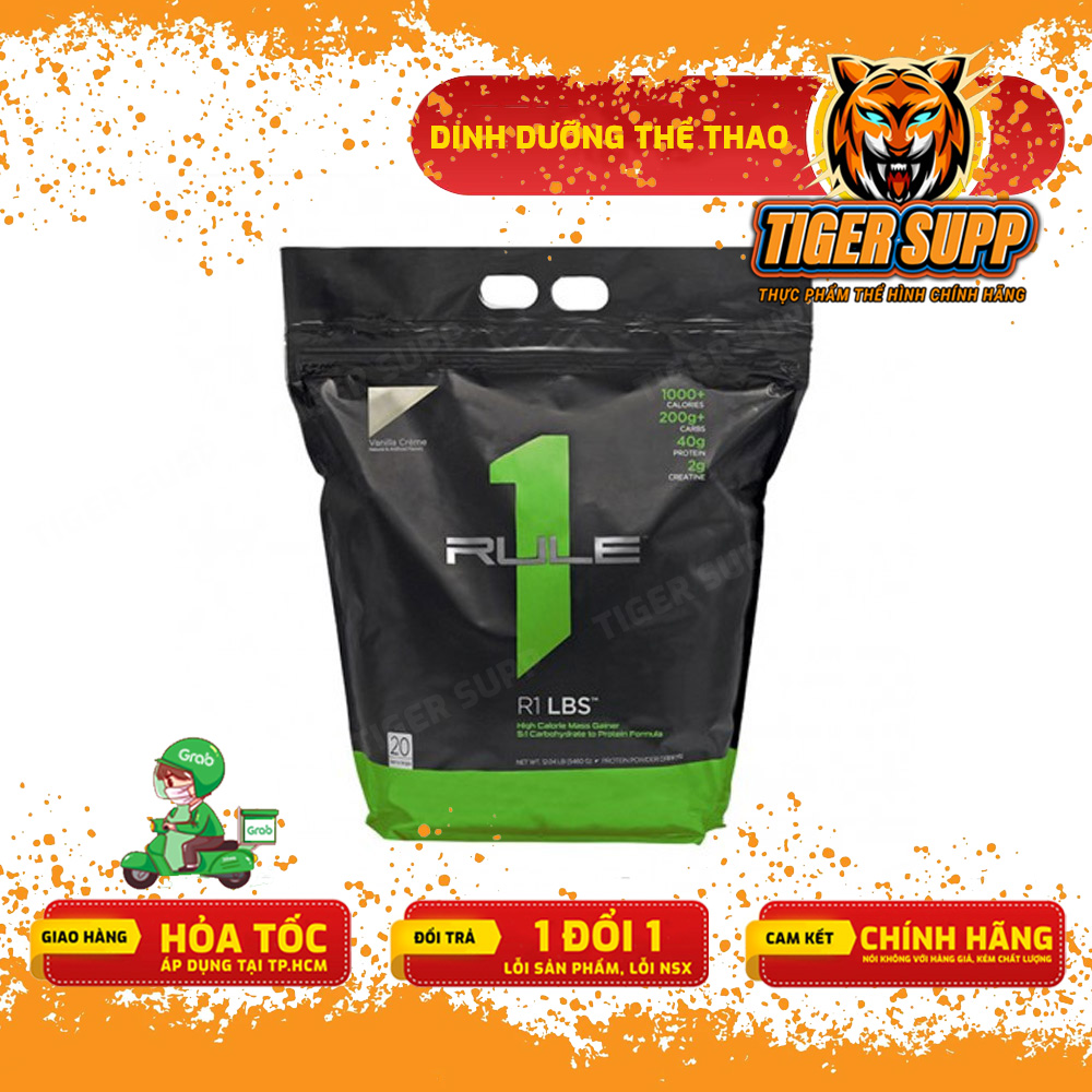 Rule1 R1 Gainer Mass 12lbs -  CÔNG THỨC TĂNG CÂN NĂNG LƯỢNG CAO (5.3kg)