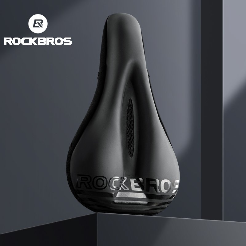 Rockbros bọc yên xe đạp đệm ghế xe đạp chất lỏng Silicone gel thoáng khí