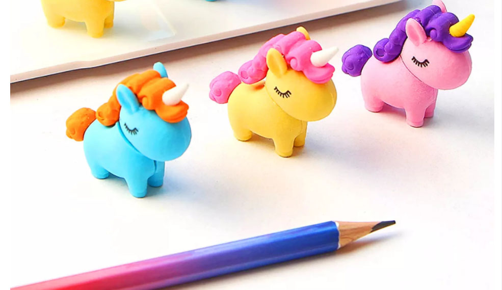 Gôm tẩy hình thú siêu dễ thương/Gôm tẩy hình ngựa Pony/Gôm tẩy lắp ráp