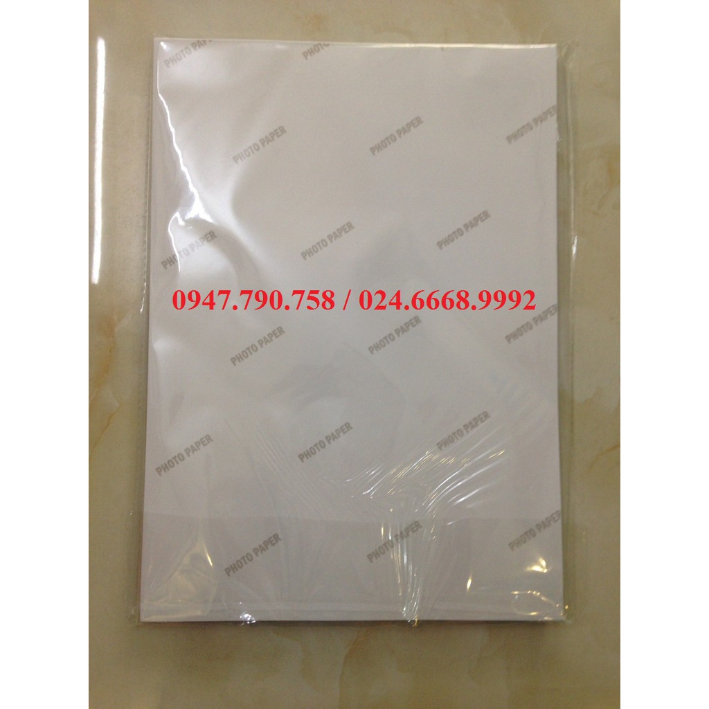 Giấy in ảnh decan đề can photo a4 đl135gsm , tập 50 tờ - decan ảnh - photo paper